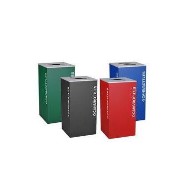 Kaleidoscope XL Series 36-Gallon Royal Blue Recycling Receptacle for Cans and Bottles ***FREE SHIPP